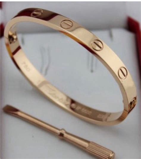 cartier bracelet love or rose|cartier love bracelet with screwdriver.